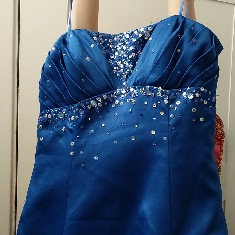Floor length prom dress